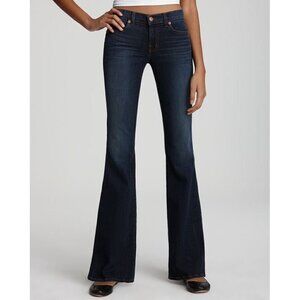 J Brand Womens Babe Bell Flare Jeans Sz 26 Classic Wash Power Stretch Midrise